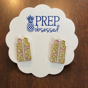 Lilly Pulitzer Inspired Shift Dress Earrings